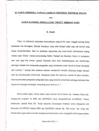 50 Tahun Merdeka, Jangan Jadikan Indonesia Republik Pisang