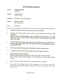 BTN Strategic Planning