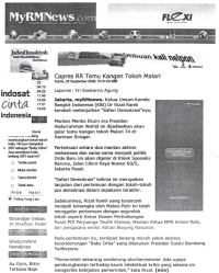 Capres RR Temu Kangen Tokoh Malari