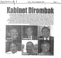 Kabinet Kerja Dirombak