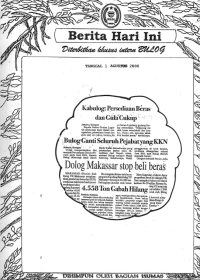 Kliping Bulog 1 Agustus 2000