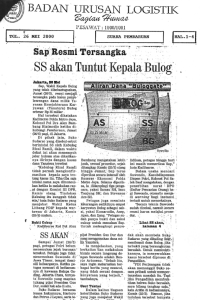 Kliping Bulog Mei 2000