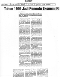 Kliping Ekonomi RI 1996-1999