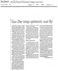 Kliping Media Cetak 31 Mei 2000