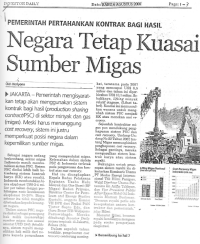 Kliping Media Cetak Agustus 2008