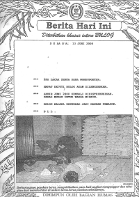 Kliping Media Cetak BULOG 13 Juni 2000