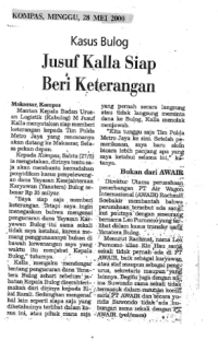 Kliping Media Cetak Bulog 28 Mei 2000
