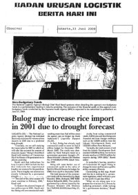 Kliping Media Cetak Bulog Juni 2000