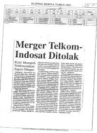 Kliping Telkom vs Indosat 2001