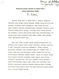 Konsultan Asing: Setelah 25 Tahun PJPT I (Kasus di Belakang TPPM)?
