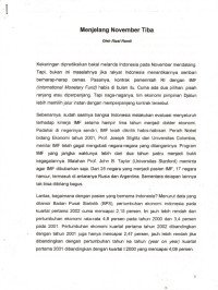 Menjelang November Tiba