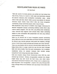 Menyelamatkan Muka Ke Paris
