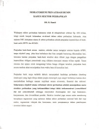 Moratorium Privatisasi BUMN Kasus Sektor Perbankan