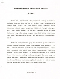 Mungkinkah Indonesia Menjadi Negara Kreditor?