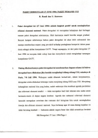 Paket Deregulasi 27 Juni 1994: Paket Pemanis CGI