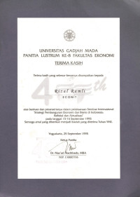 Panitia Lustrum ke-8 Fakultas Ekonomi UGM
