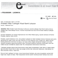 Presiden Nilai Tudingan Rizal Ramli Lelucon