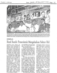 Rizal Ramli: Pemerintah Mengabaikan Sektor Riil