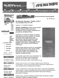 RR Bantah Mainkan 